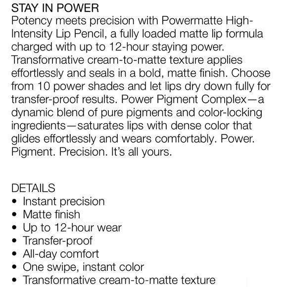 NARS Powermatte High-intensity Lip Pencil Dolce Vita - Picture 16 of 16